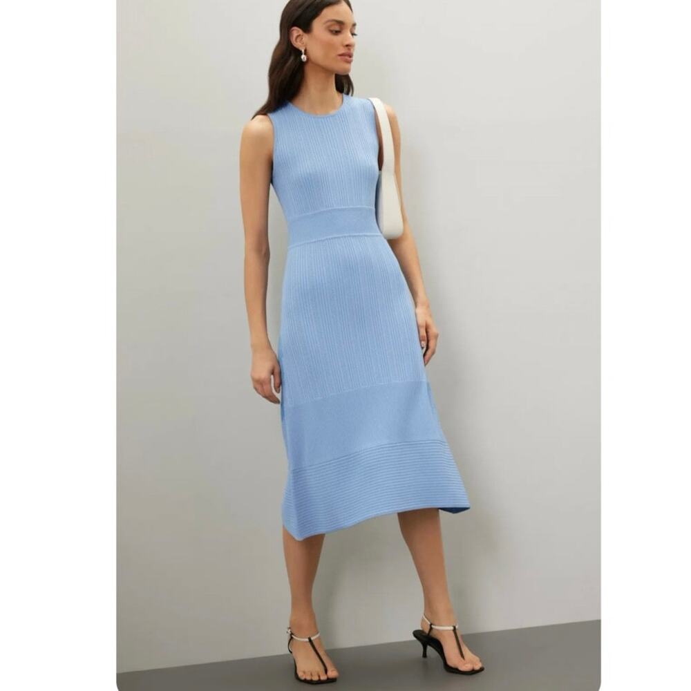 Jason Wu Blue Knit midi Dress Size Small